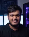 Pranjal Pandey in the website's Midnight Blueprint portrait treatment
